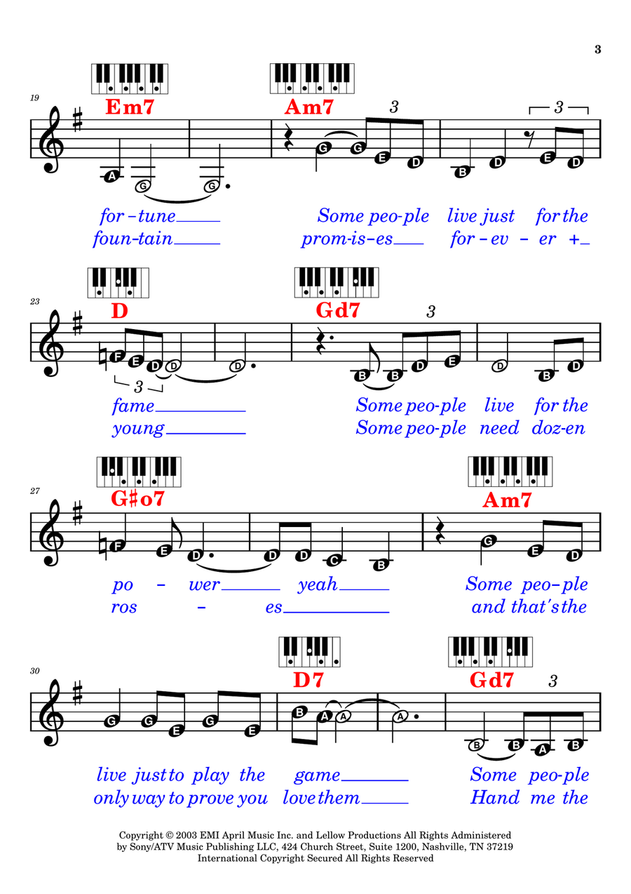 If I Ain't Got You If I Ain't Got You Piano scores gallery preview page 3