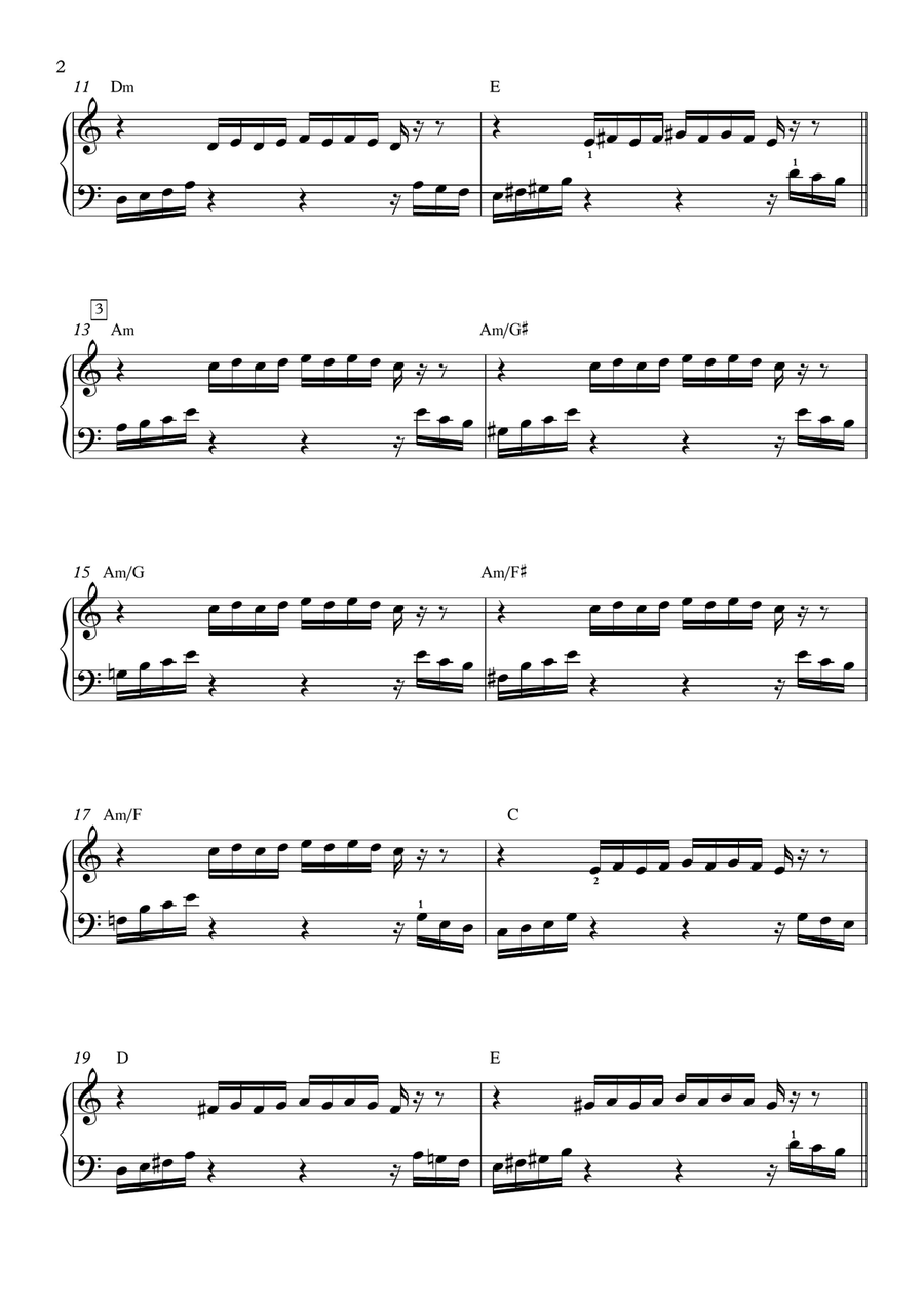 Doubts (Etude #21) Doubts (Etude #21) Piano Method scores gallery preview page 2