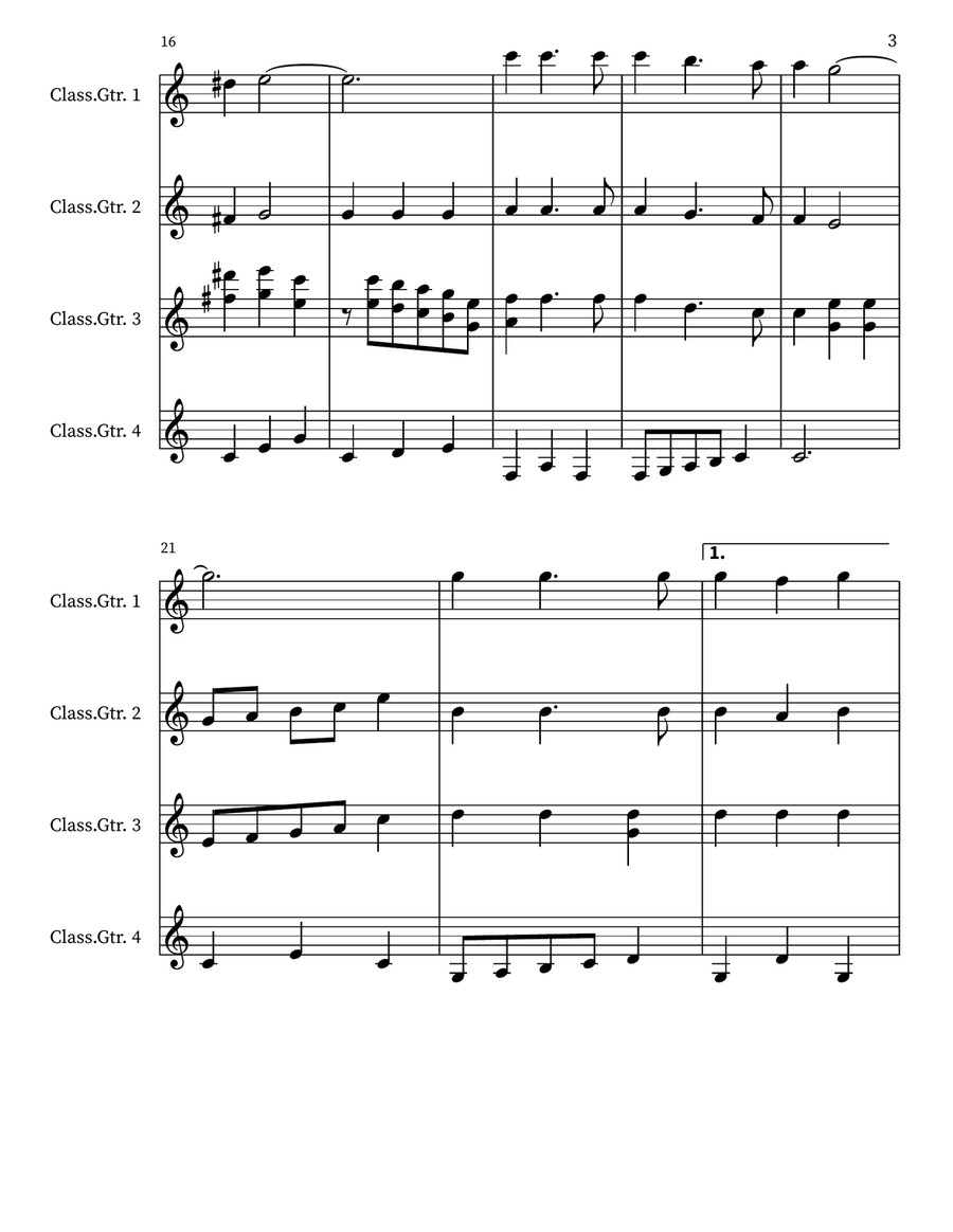 Vaya Con Dios (May God Be With You) Small Ensemble scores gallery preview page 3