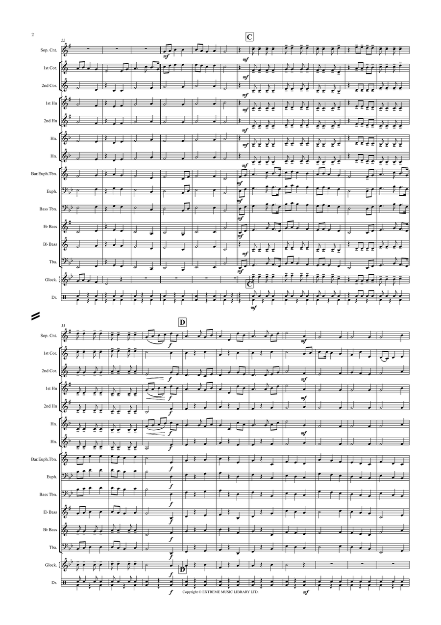 The Planets Suite - Jupiter Brass Band scores gallery preview page 2