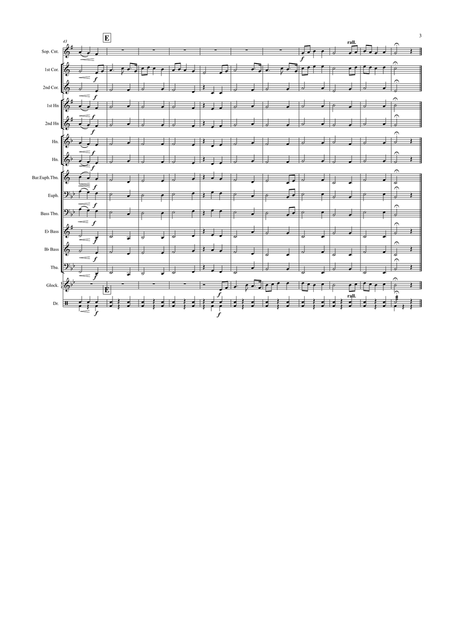 The Planets Suite - Jupiter Brass Band scores gallery preview page 3