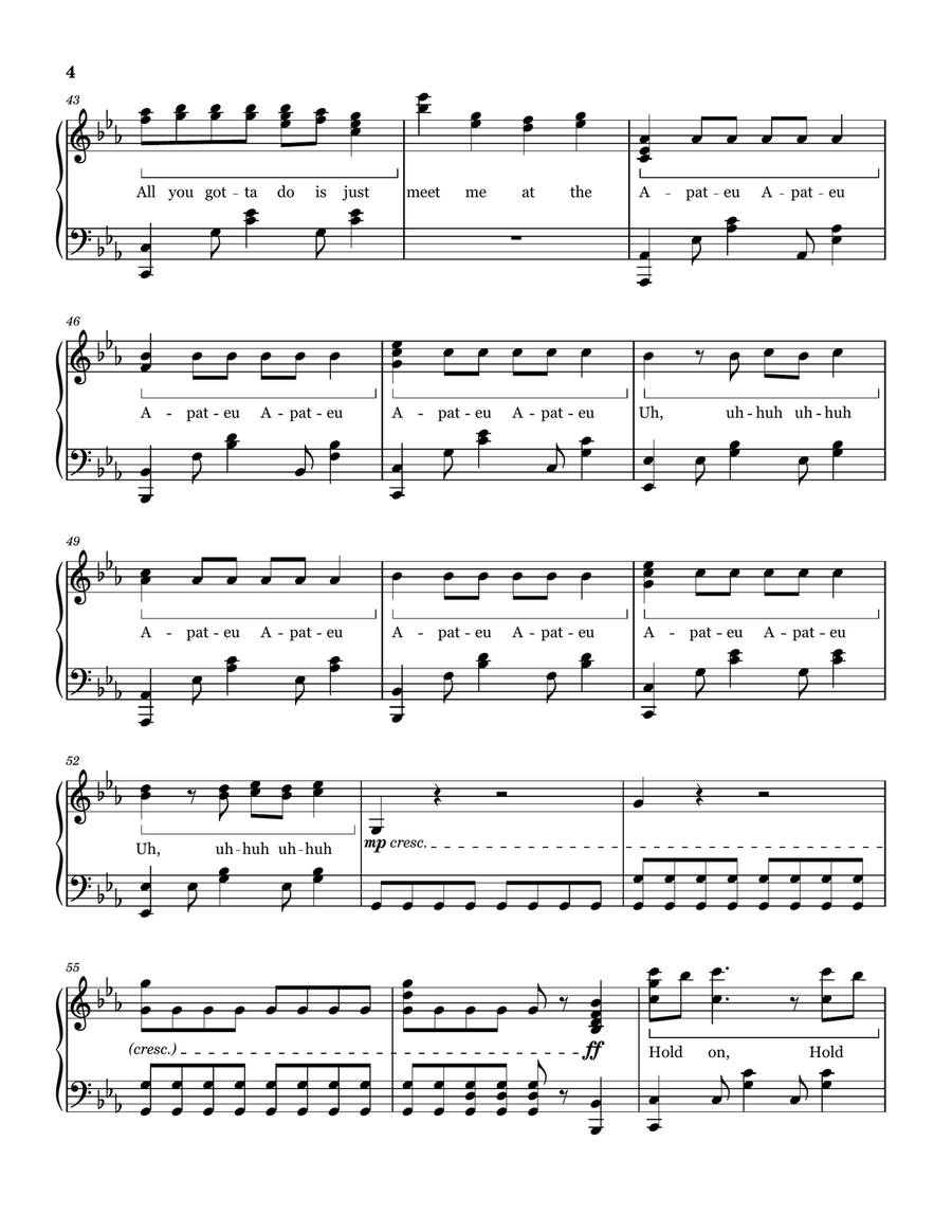 Apt. Apt. A Cappella scores gallery preview page 4
