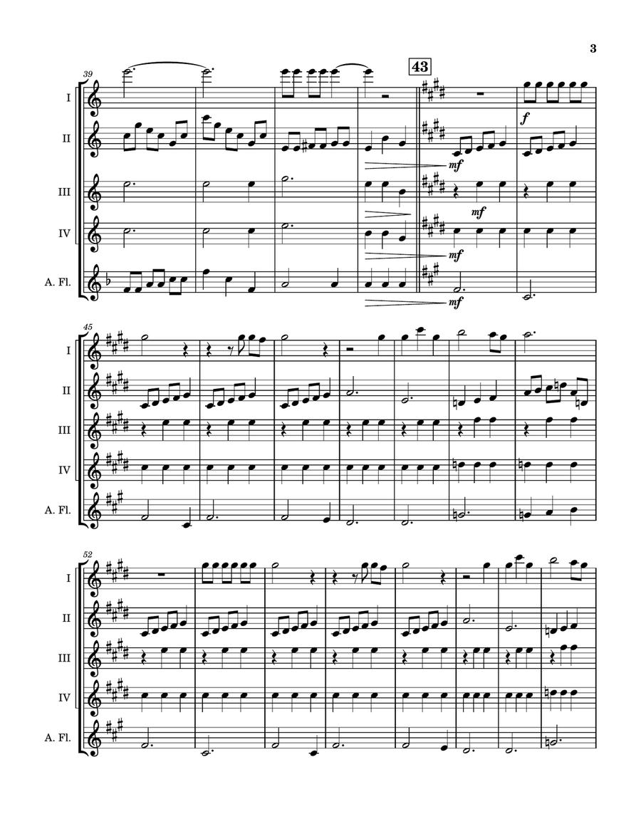 Anyone Who Had A Heart Anyone Who Had A Heart Woodwind Quintet scores gallery preview page 4