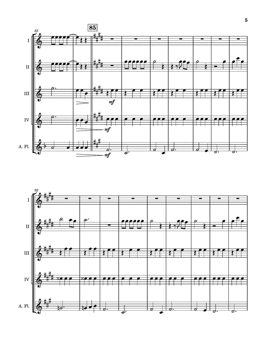 Anyone Who Had A Heart Anyone Who Had A Heart Woodwind Quintet scores gallery preview page 6