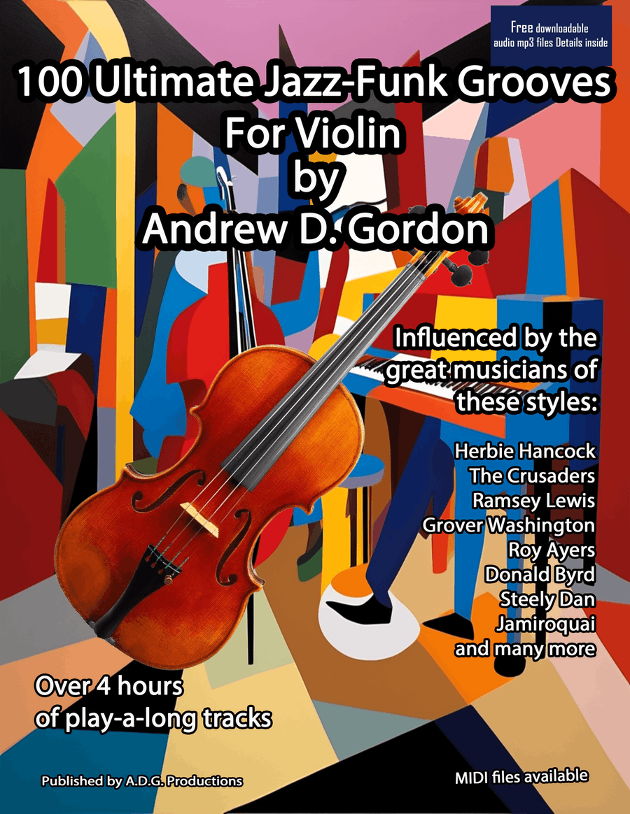 100 Ultimate Jazz-Funk Grooves for Violin Violin Solo scores gallery preview page 1