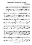 Chantefable of Aucassin and Nicolette arranged, with variations, for violin and guitar
