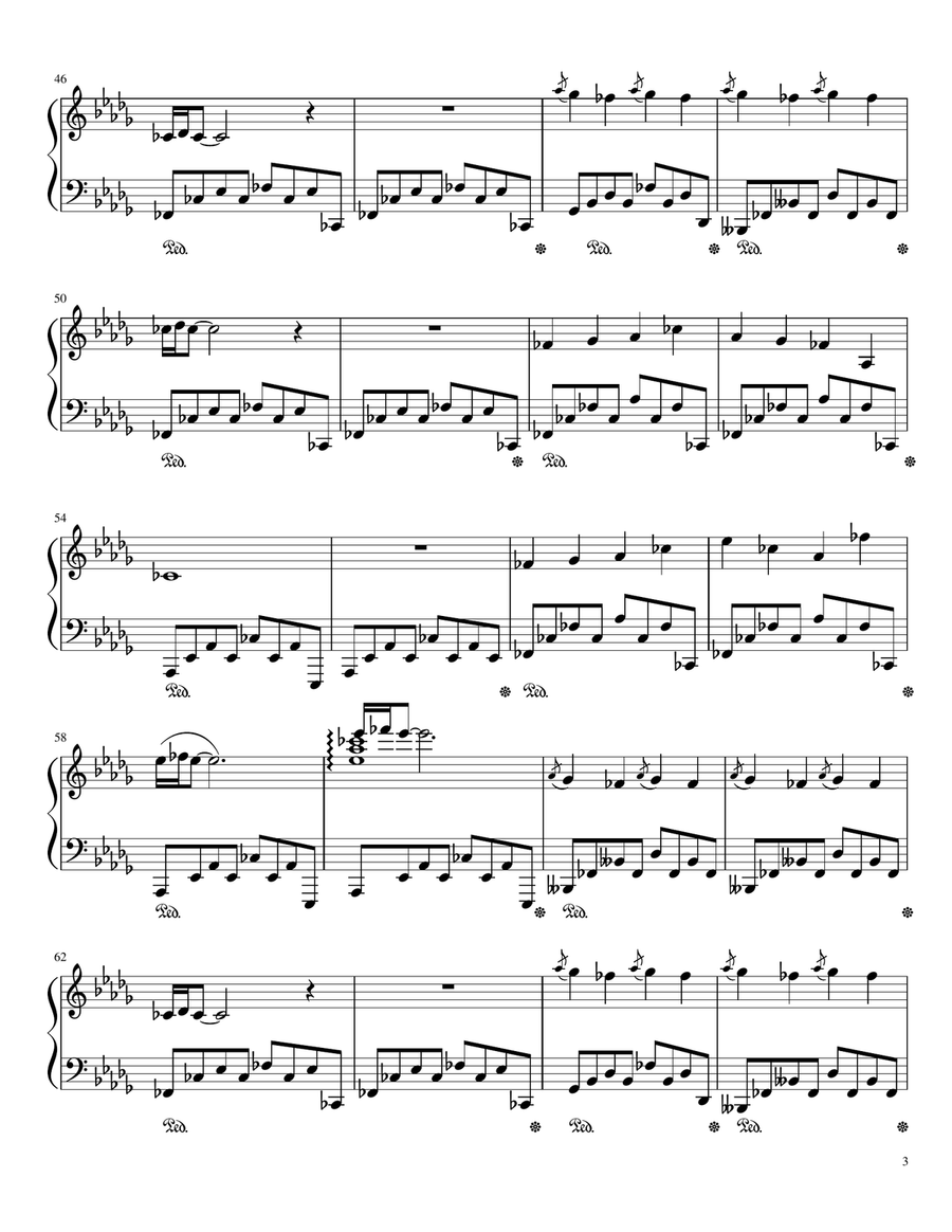 Sunsets (Meditation no. 2) Piano Solo scores gallery preview page 3