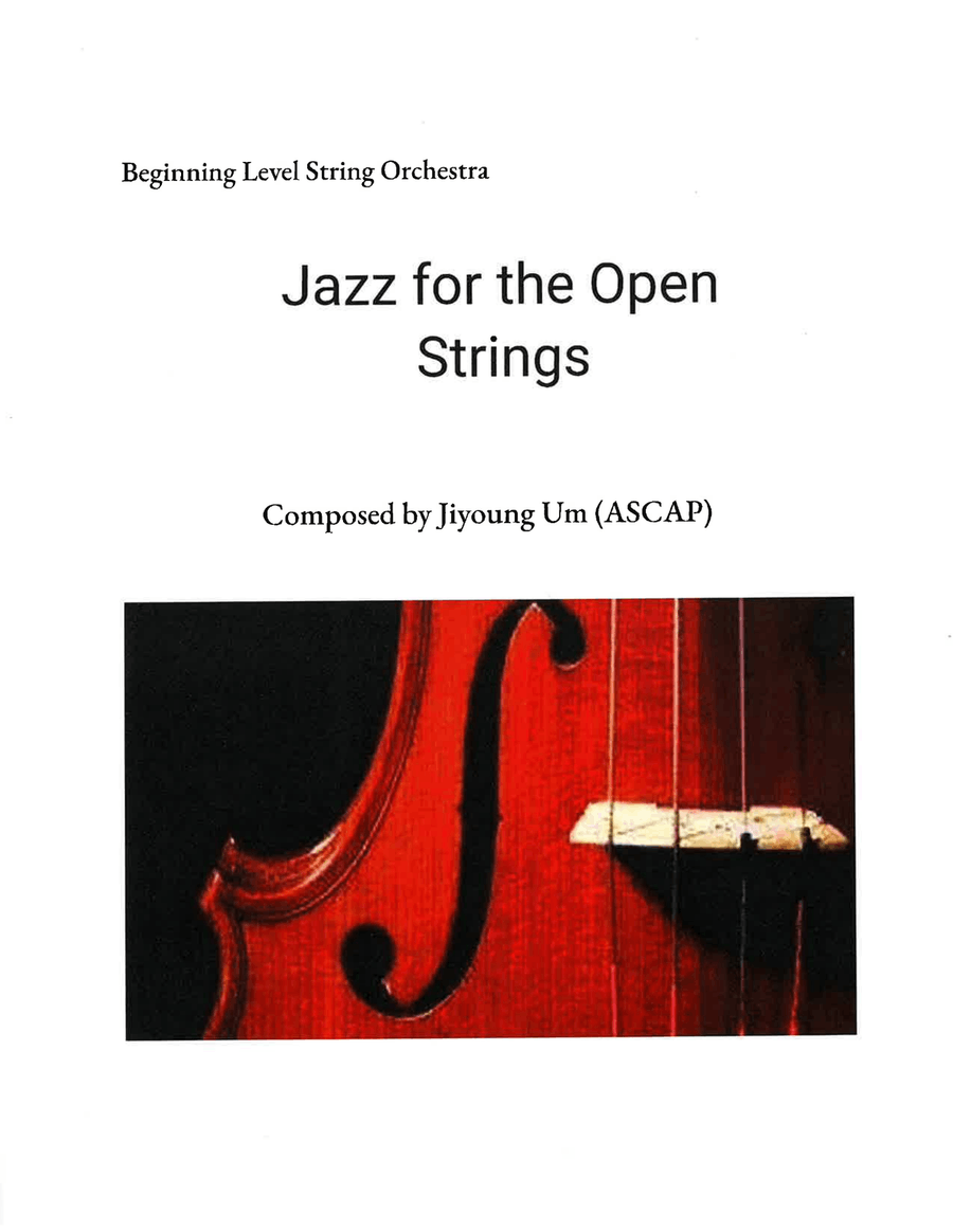 Jazz for the Open Strings String Orchestra scores gallery preview page 1