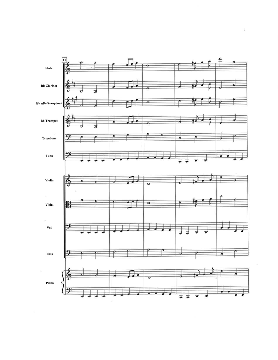 Pomp and Circumstance (Full or String Orchestra) Full Orchestra scores gallery preview page 4
