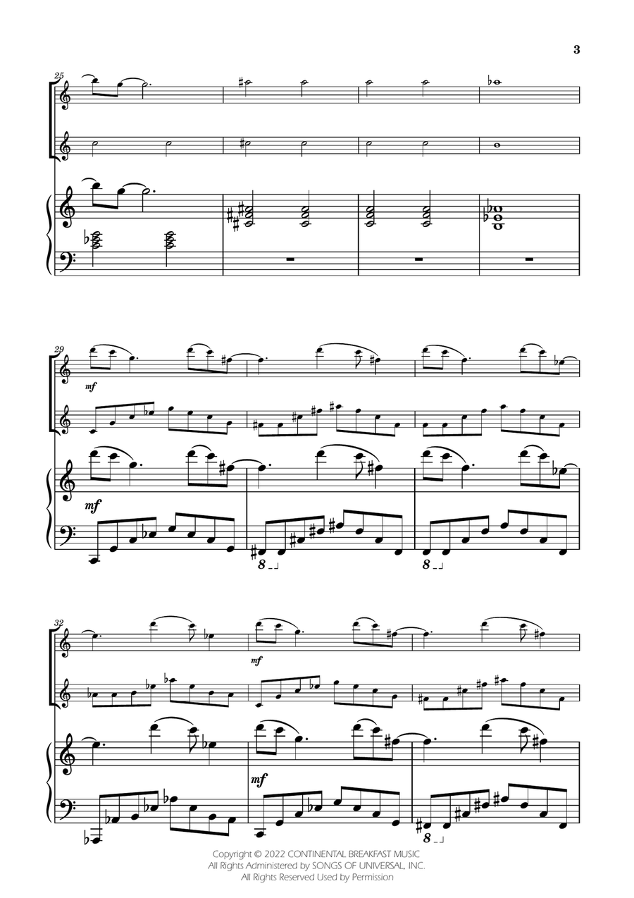 Severance - Main Title Theme Flute Duet scores gallery preview page 3