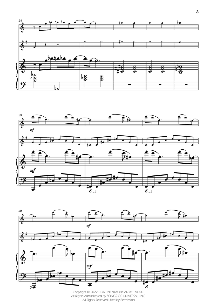 Severance - Main Title Theme Woodwind Duet scores gallery preview page 3