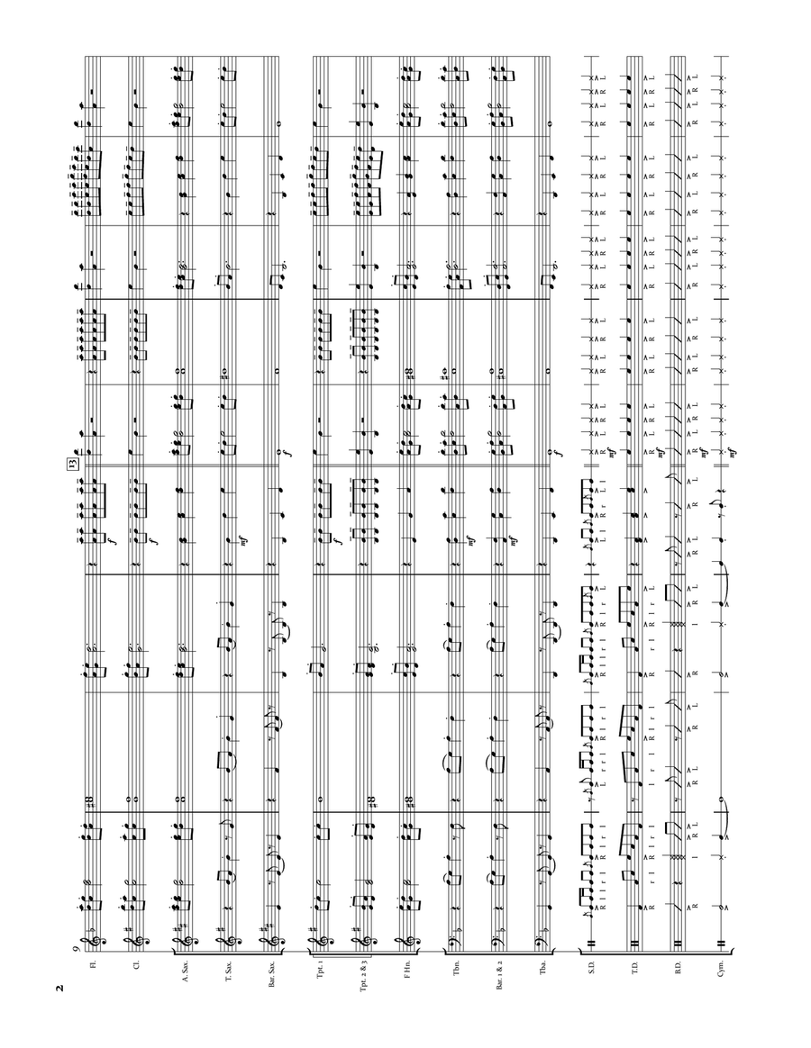 Industry Baby Marching Band scores gallery preview page 2