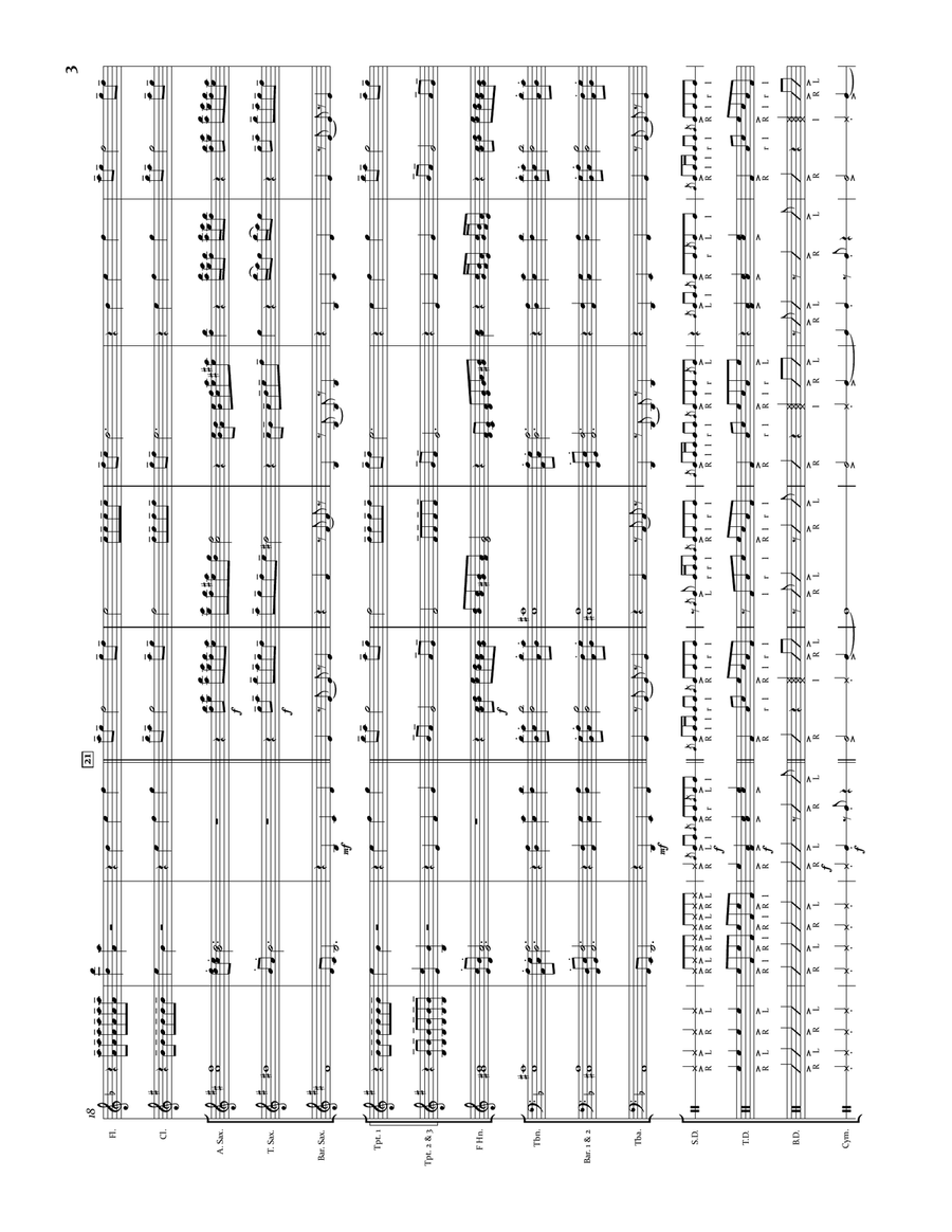 Industry Baby Marching Band scores gallery preview page 3