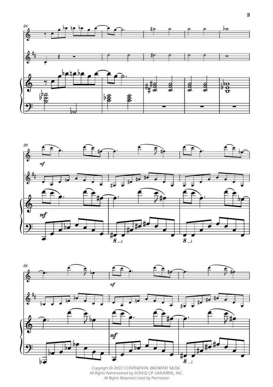 Severance - Main Title Theme Woodwind Duet scores gallery preview page 3