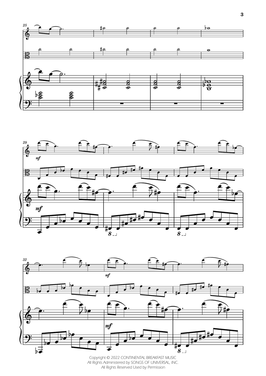 Severance - Main Title Theme String Duet scores gallery preview page 3