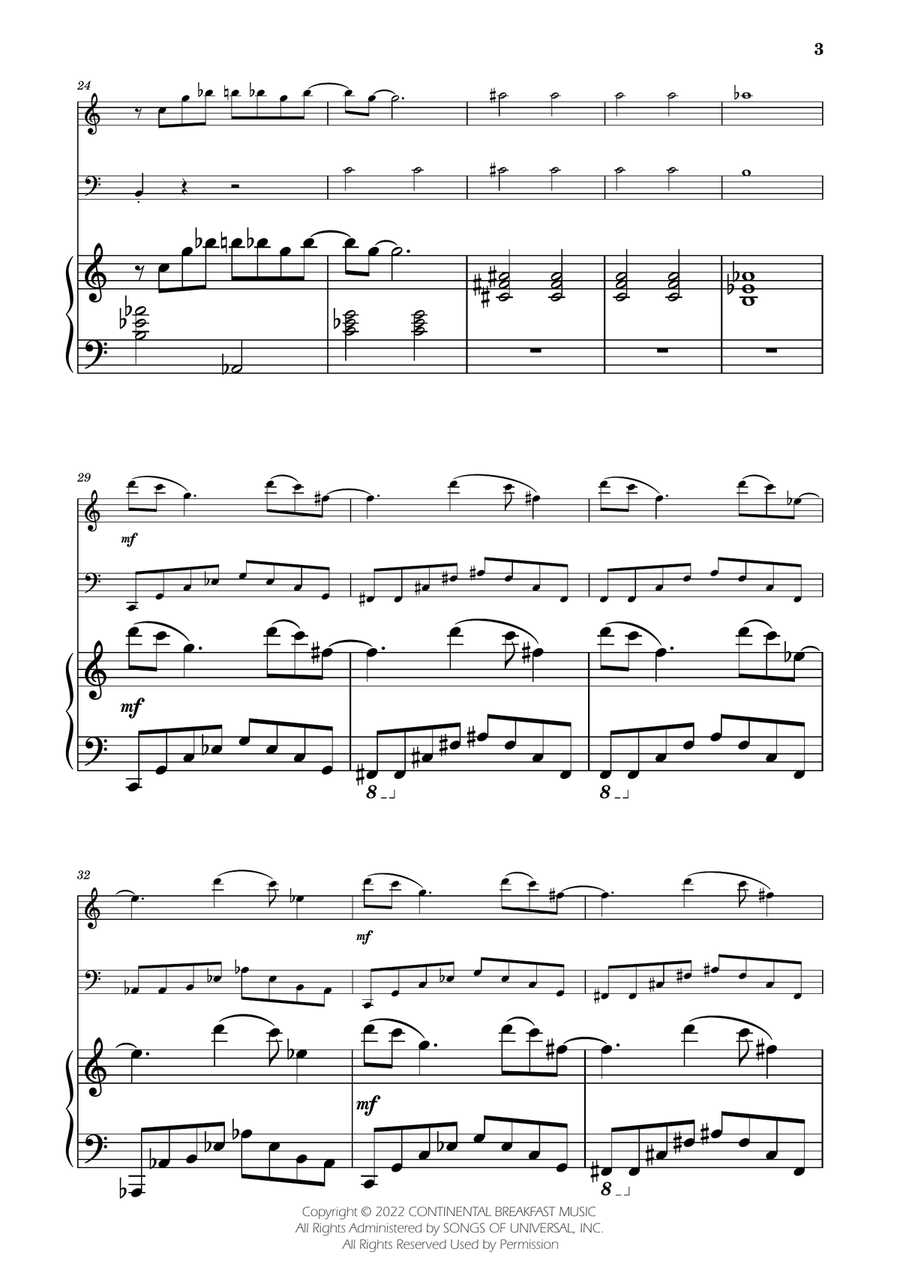 Severance - Main Title Theme Woodwind Duet scores gallery preview page 3