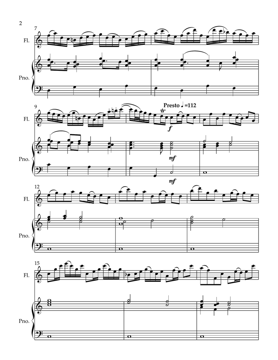 Sonata BWV 1033 Sonata BWV 1033 Chamber Music scores gallery preview page 2