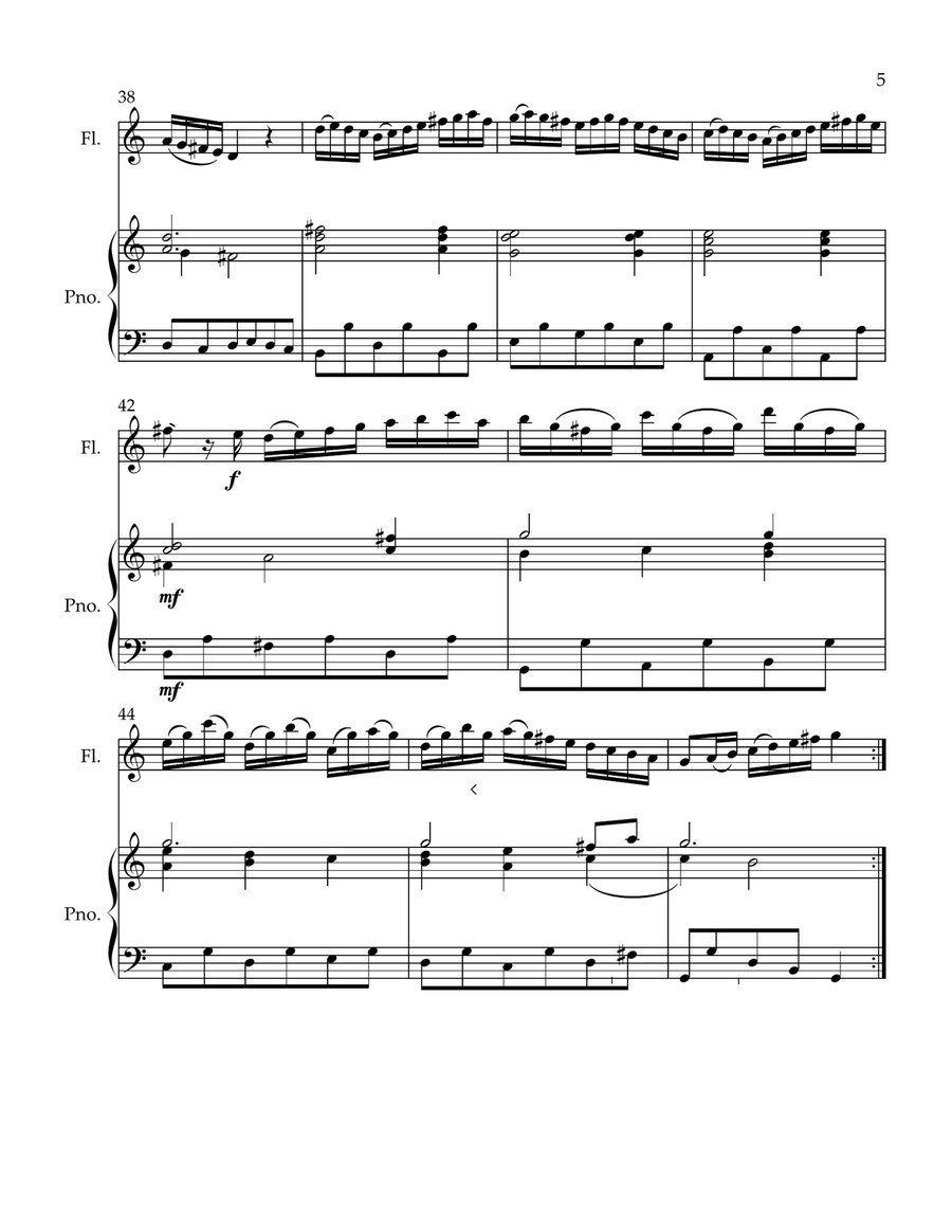 Sonata BWV 1033 Sonata BWV 1033 Chamber Music scores gallery preview page 5