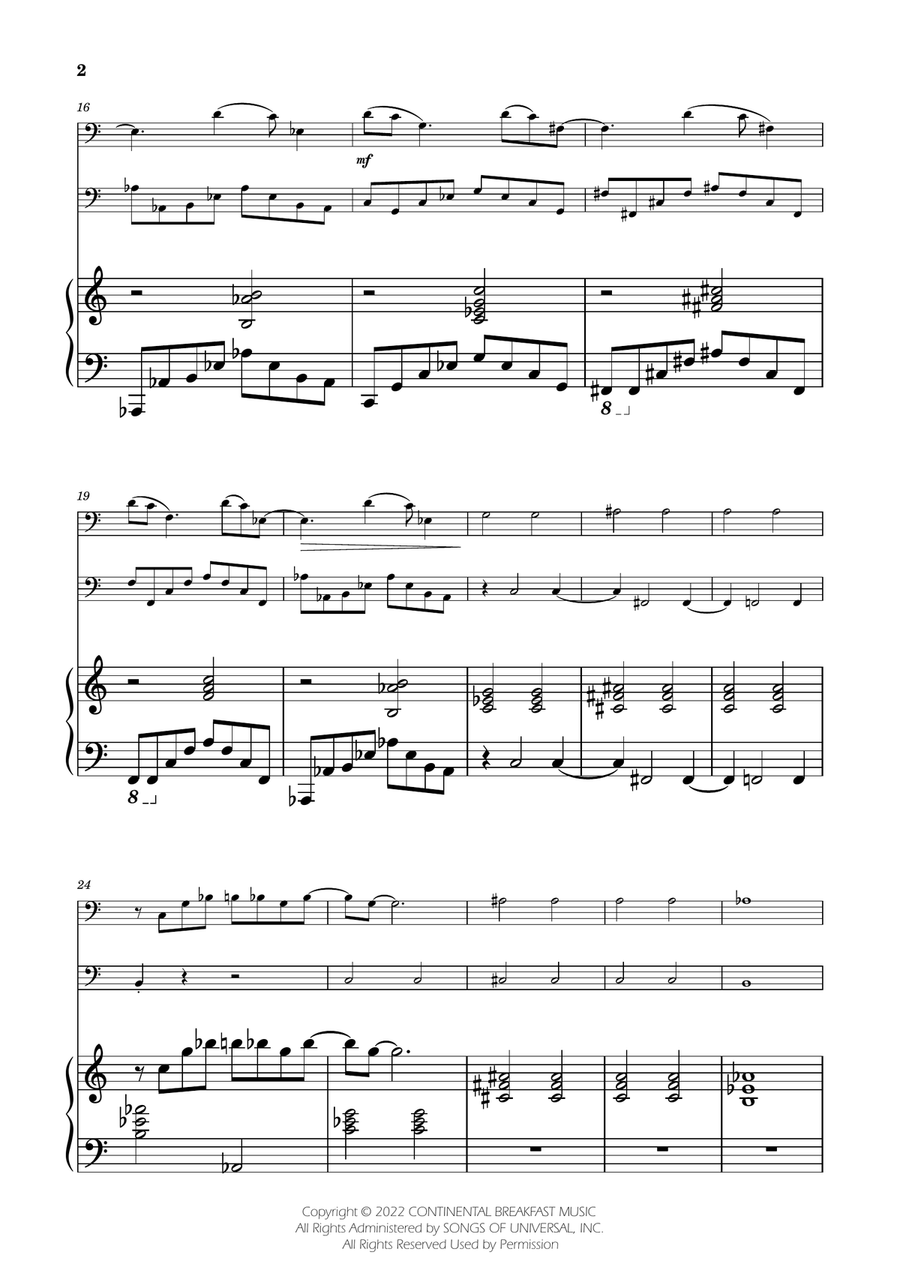Severance - Main Title Theme Trombone Duet scores gallery preview page 2
