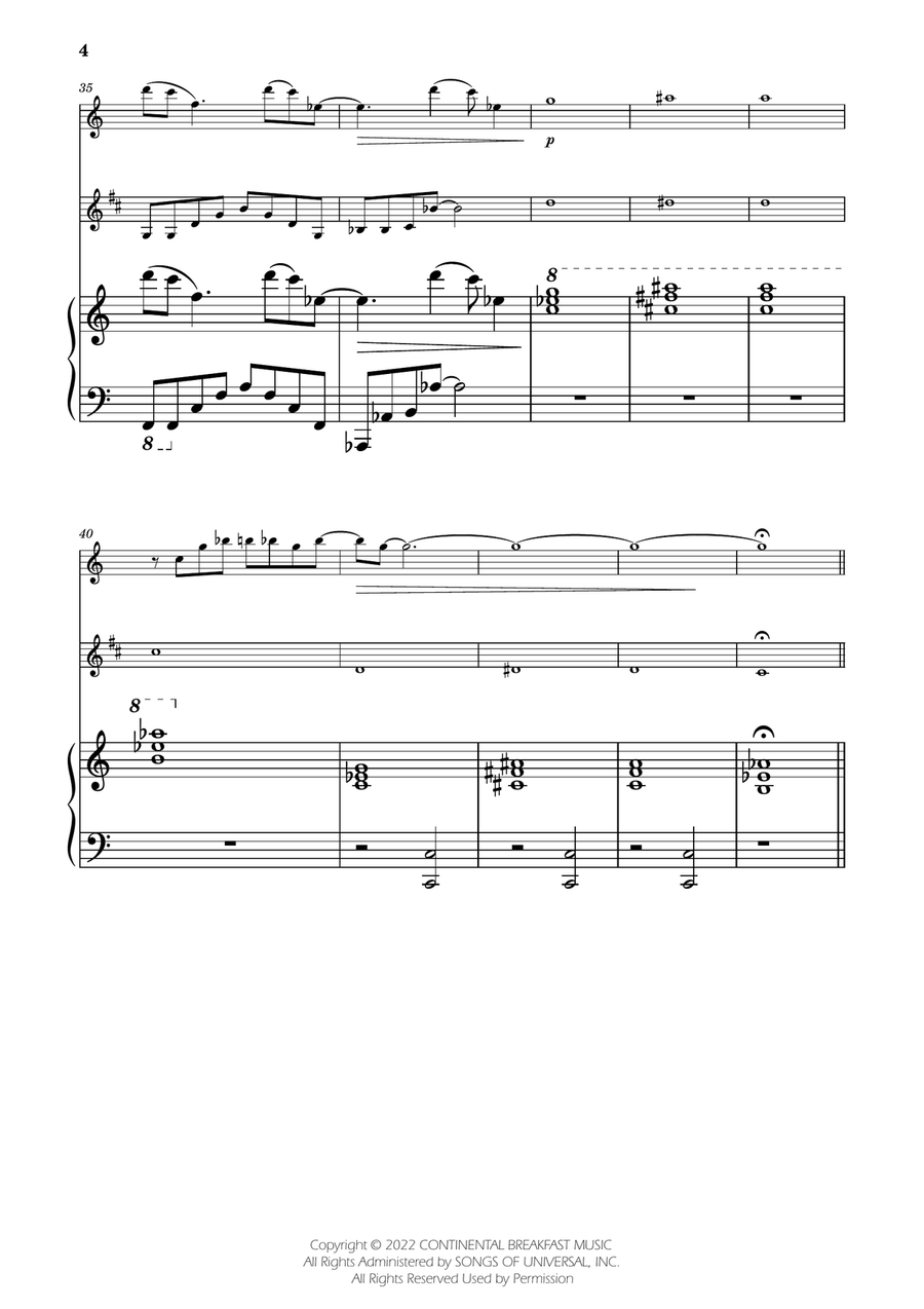 Severance - Main Title Theme Woodwind Duet scores gallery preview page 4