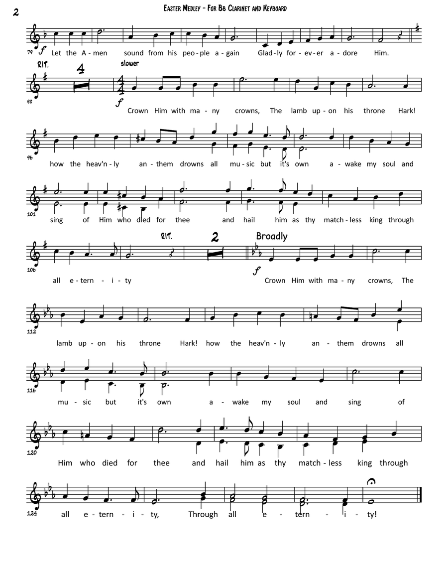 Easter Hymn Medley