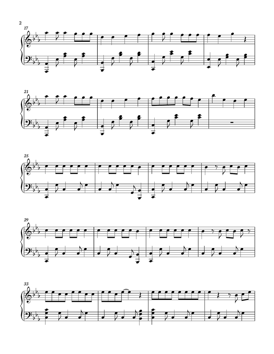 Apt. Apt. Piano Solo scores gallery preview page 2