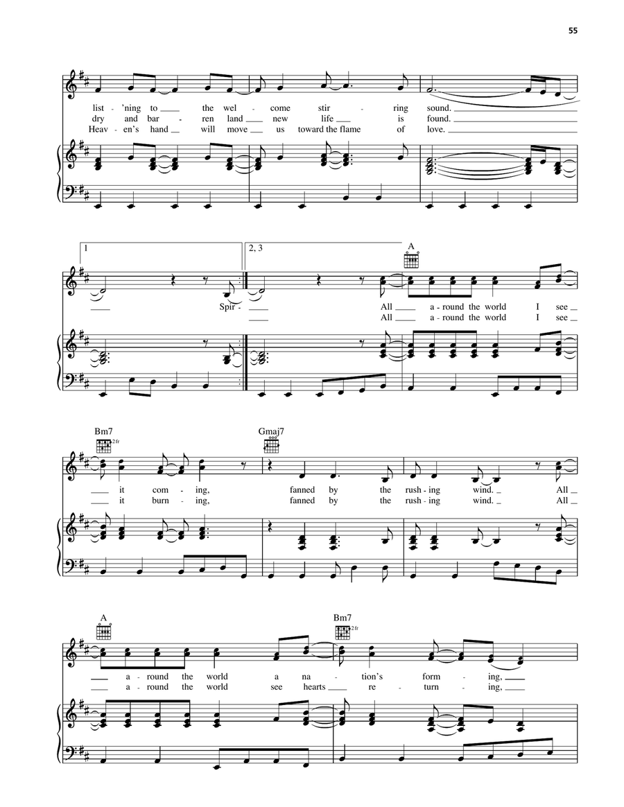 The Move Piano, Vocal, Guitar scores gallery preview page 2