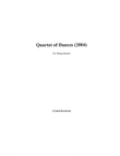 Quartet of Dances (2004)