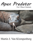 Apex Predator, for two bass clarinets