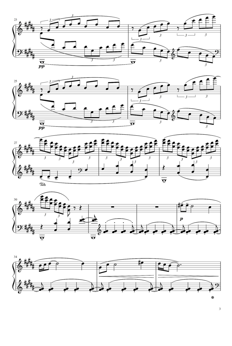 Estampes-Pagodes - Claude Debussy Piano Solo scores gallery preview page 3