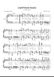 Camptown Races - Piano Solo in E Major - Advanced Level - Lyrics & Chords