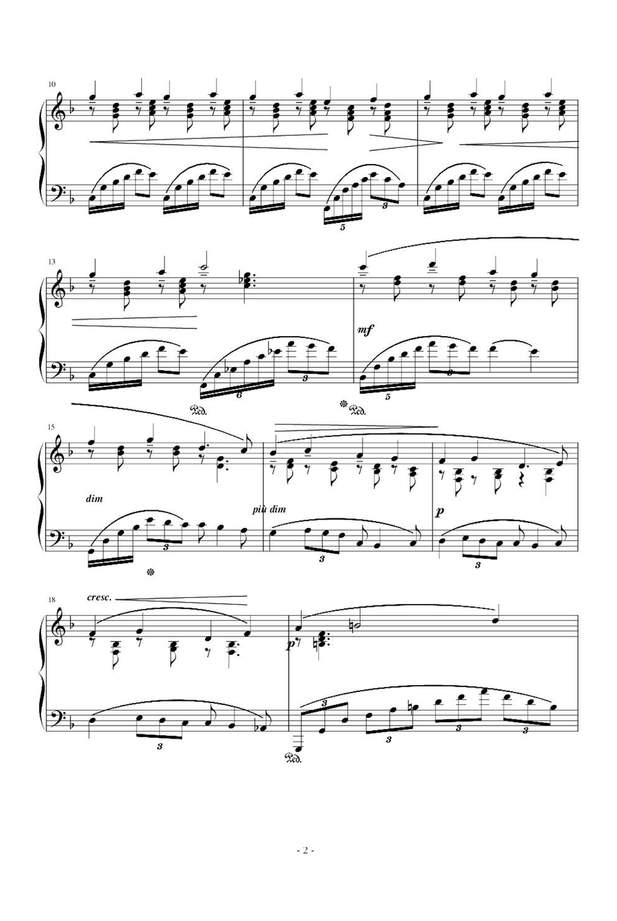 Ballade - Claude Debussy Ballade - Claude Debussy Piano Solo scores gallery preview page 2