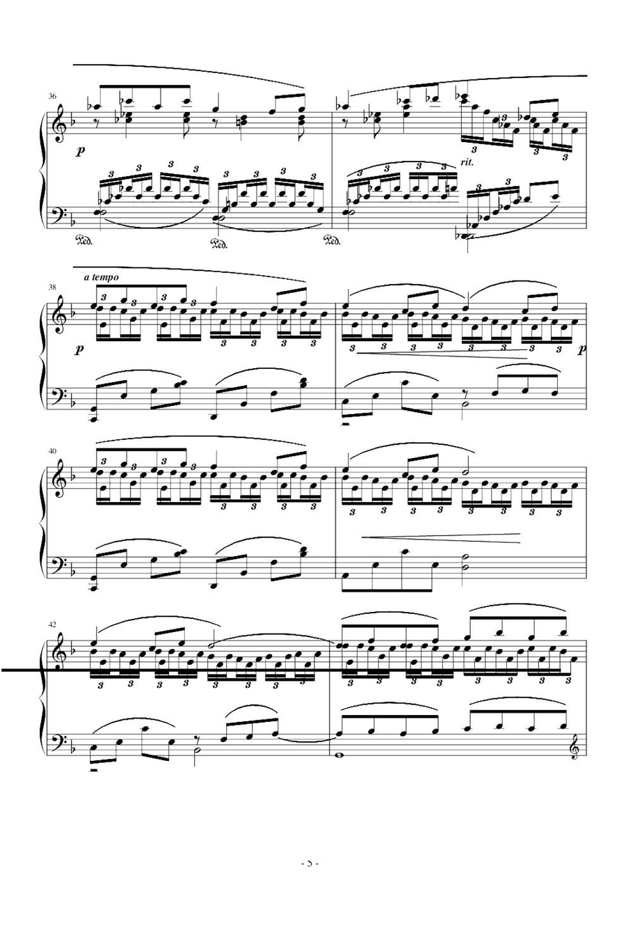 Ballade - Claude Debussy Ballade - Claude Debussy Piano Solo scores gallery preview page 5
