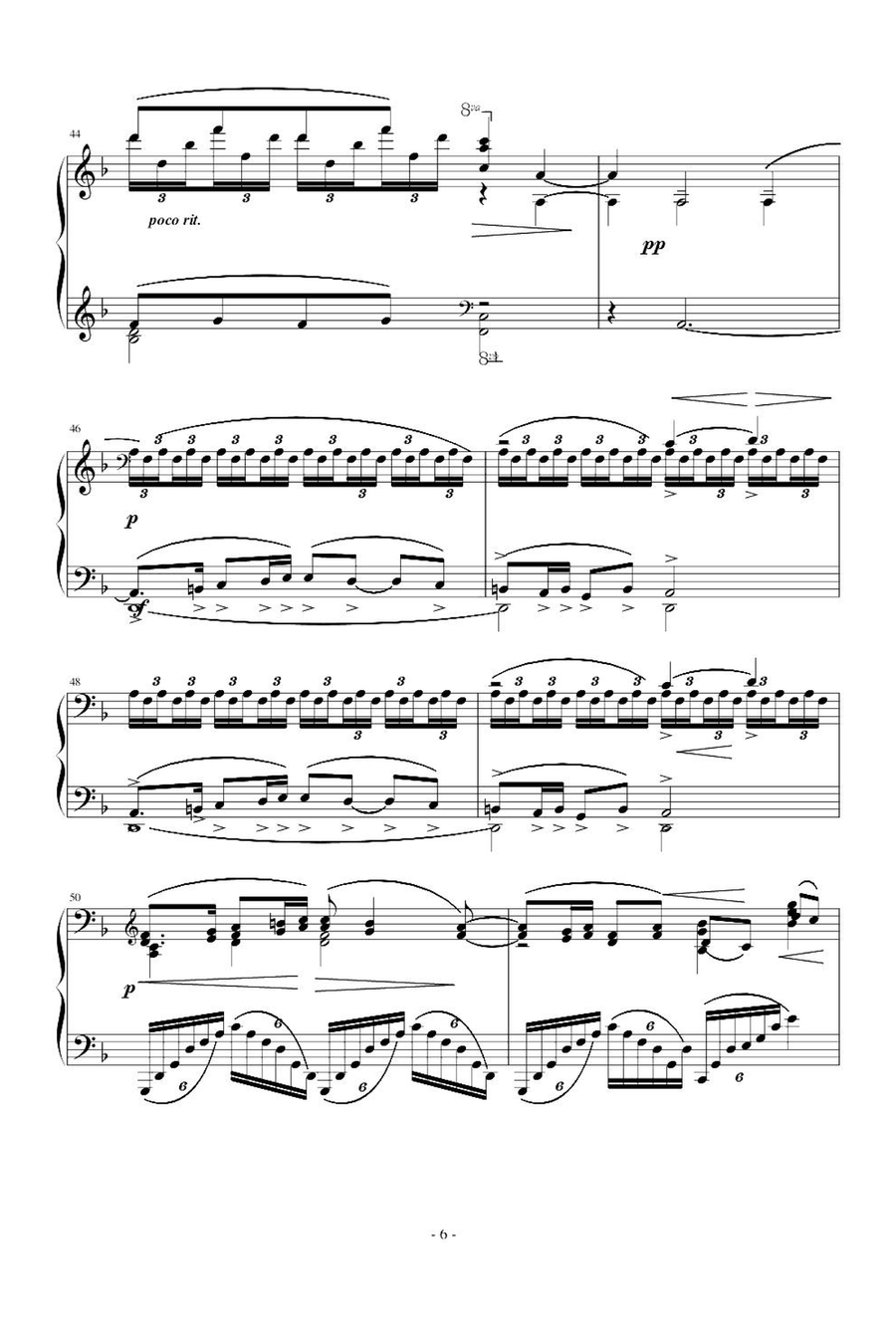 Ballade - Claude Debussy Ballade - Claude Debussy Piano Solo scores gallery preview page 6
