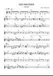 Hey Brother - Partitura com cifra