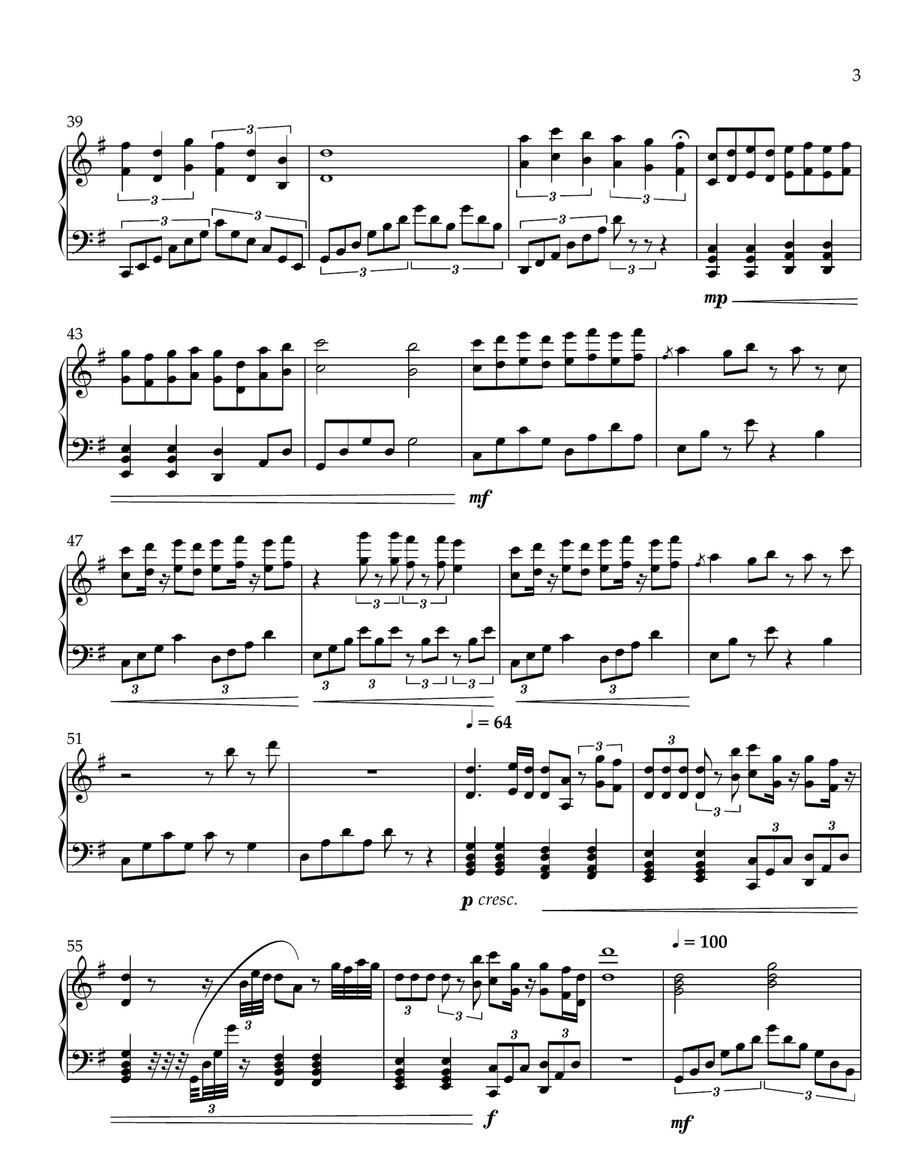 Time To Say Goodbye Time To Say Goodbye Piano Solo scores gallery preview page 3