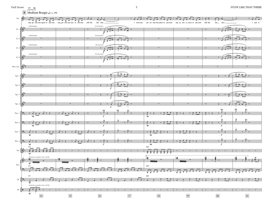 Stuff Like That There Jazz Ensemble scores gallery preview page 3