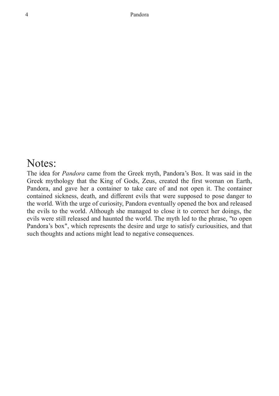 Pandora - Score Only Percussion Ensemble scores gallery preview page 4