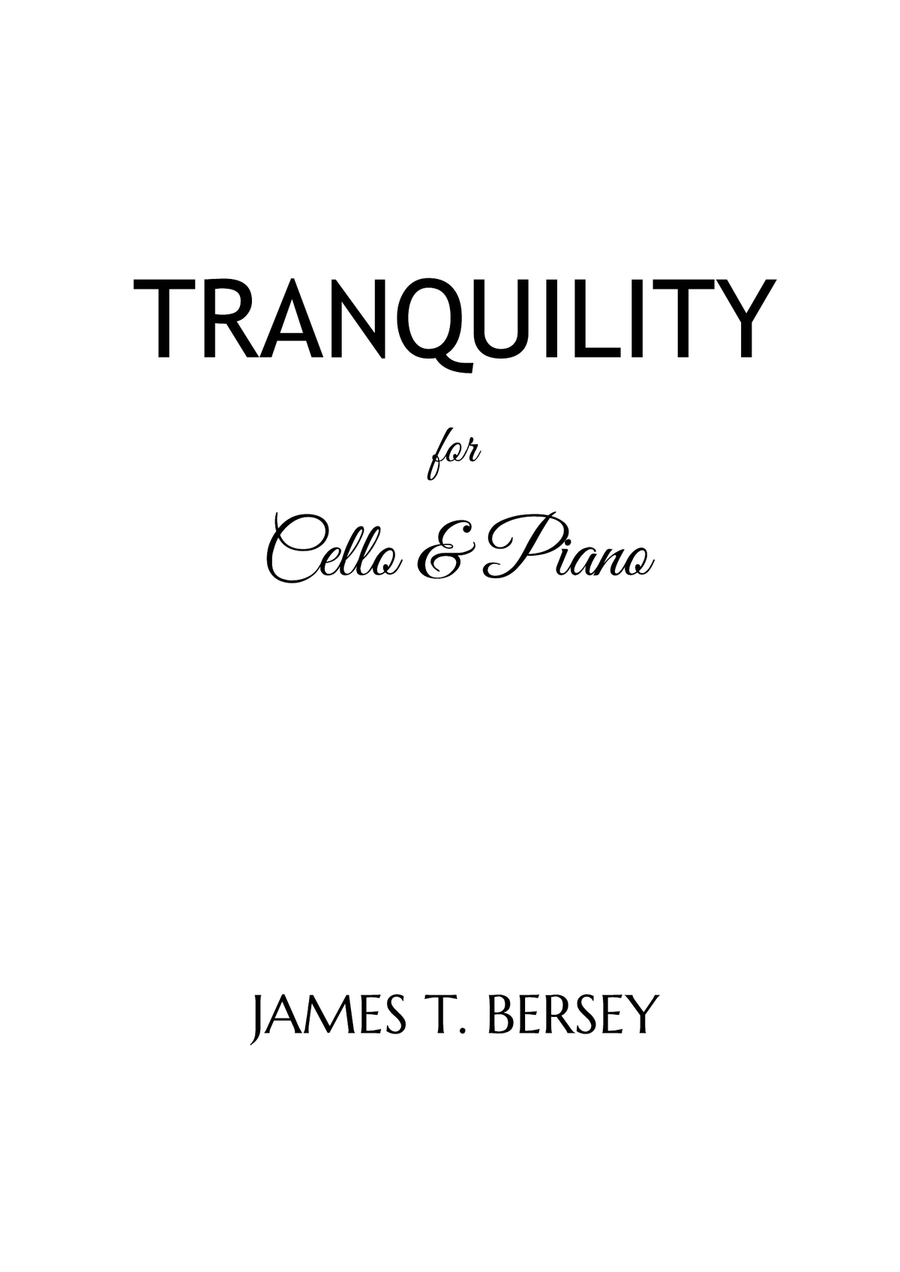 Tranquility for Cello & Piano Chamber Music scores gallery preview page 3