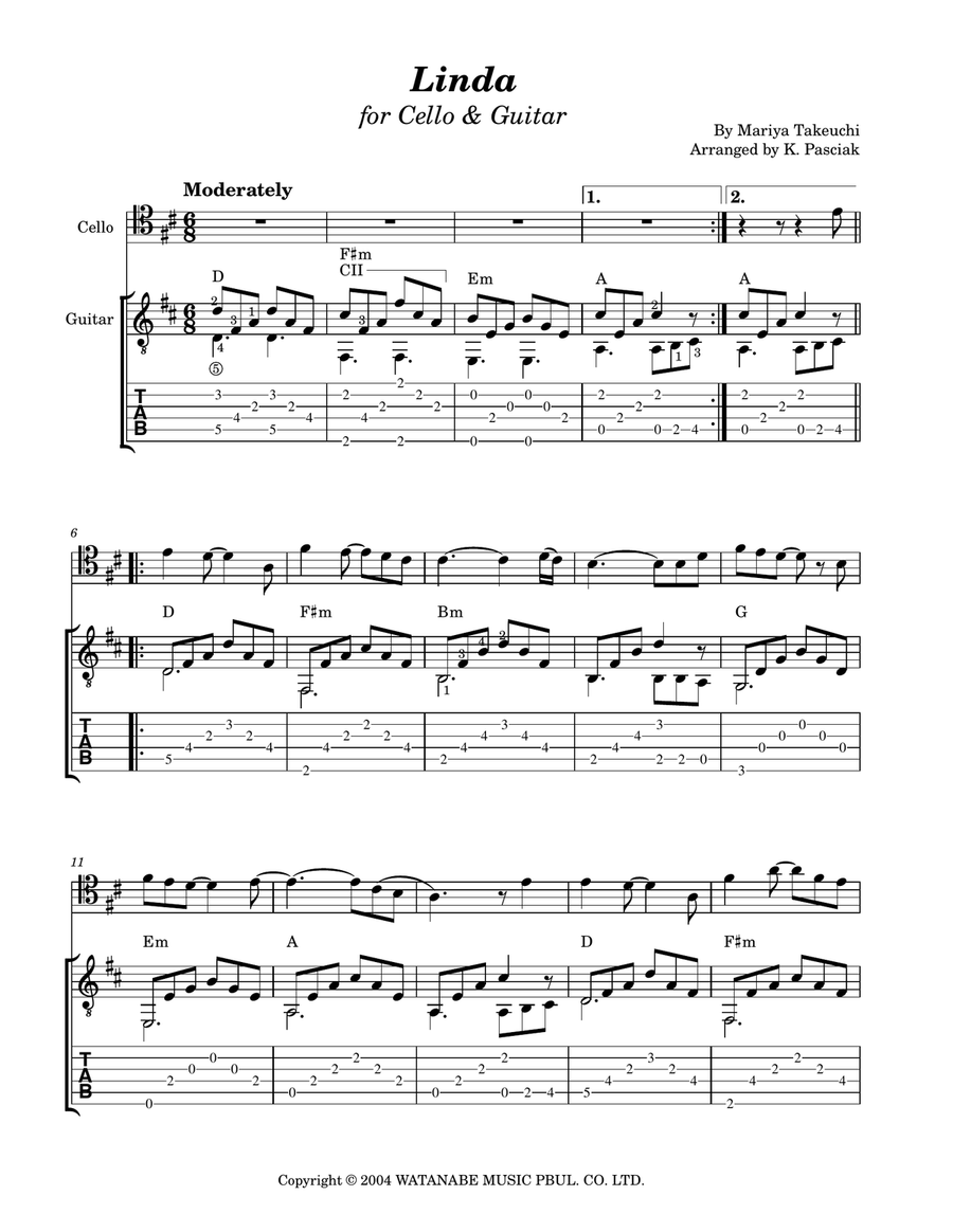 Rinda Rinda String Duet scores gallery preview page 1