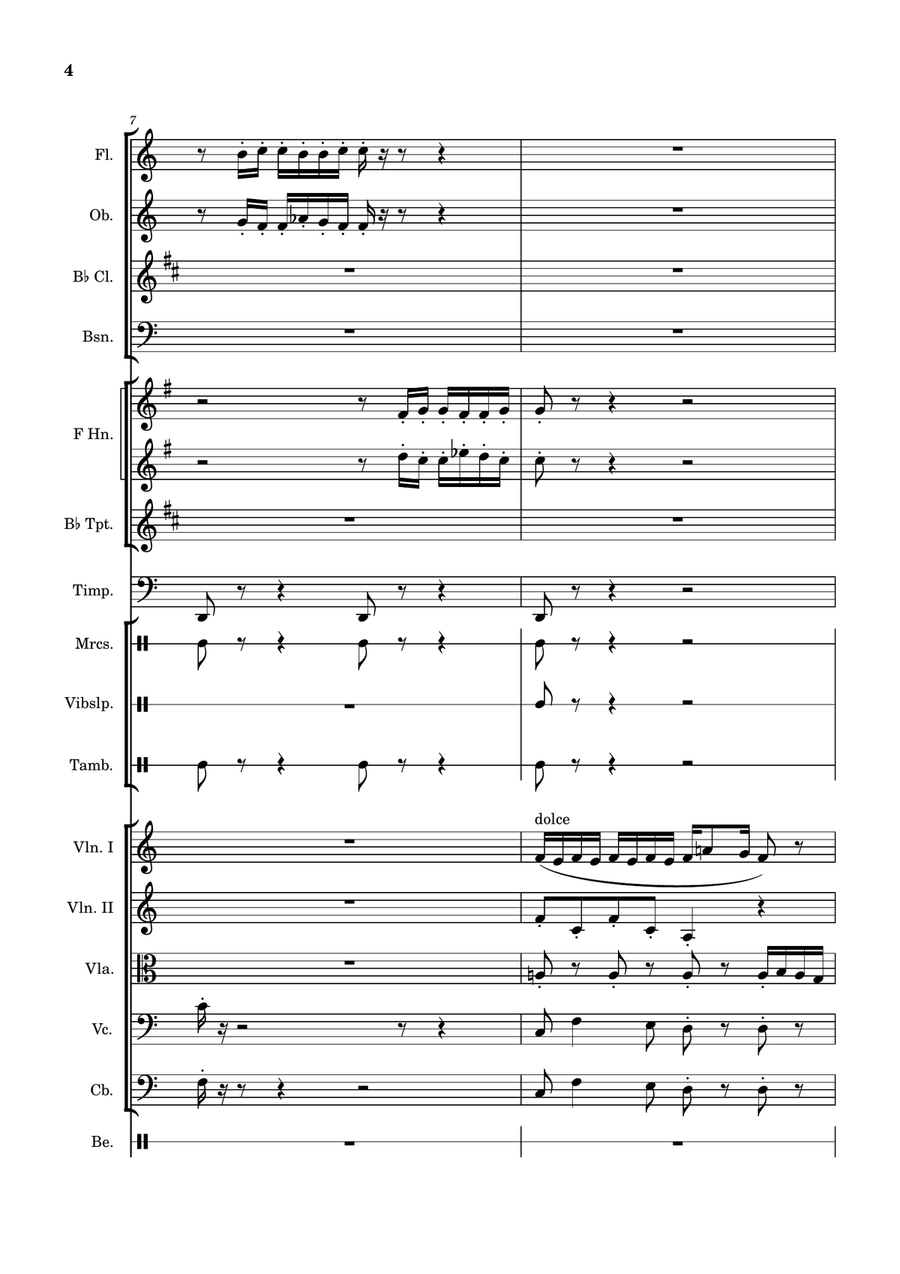 March of the spirits and pumpkins (Halloween) - Score Only Chamber Orchestra scores gallery preview page 4