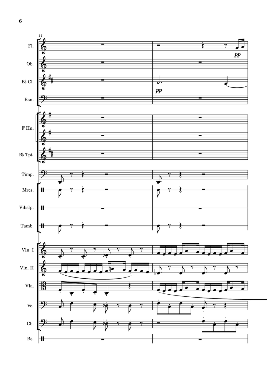 March of the spirits and pumpkins (Halloween) - Score Only Chamber Orchestra scores gallery preview page 6