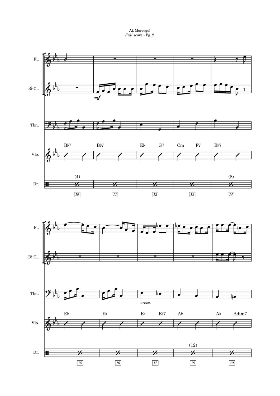 Aí, Morcego Aí, Morcego Small Ensemble scores gallery preview page 2