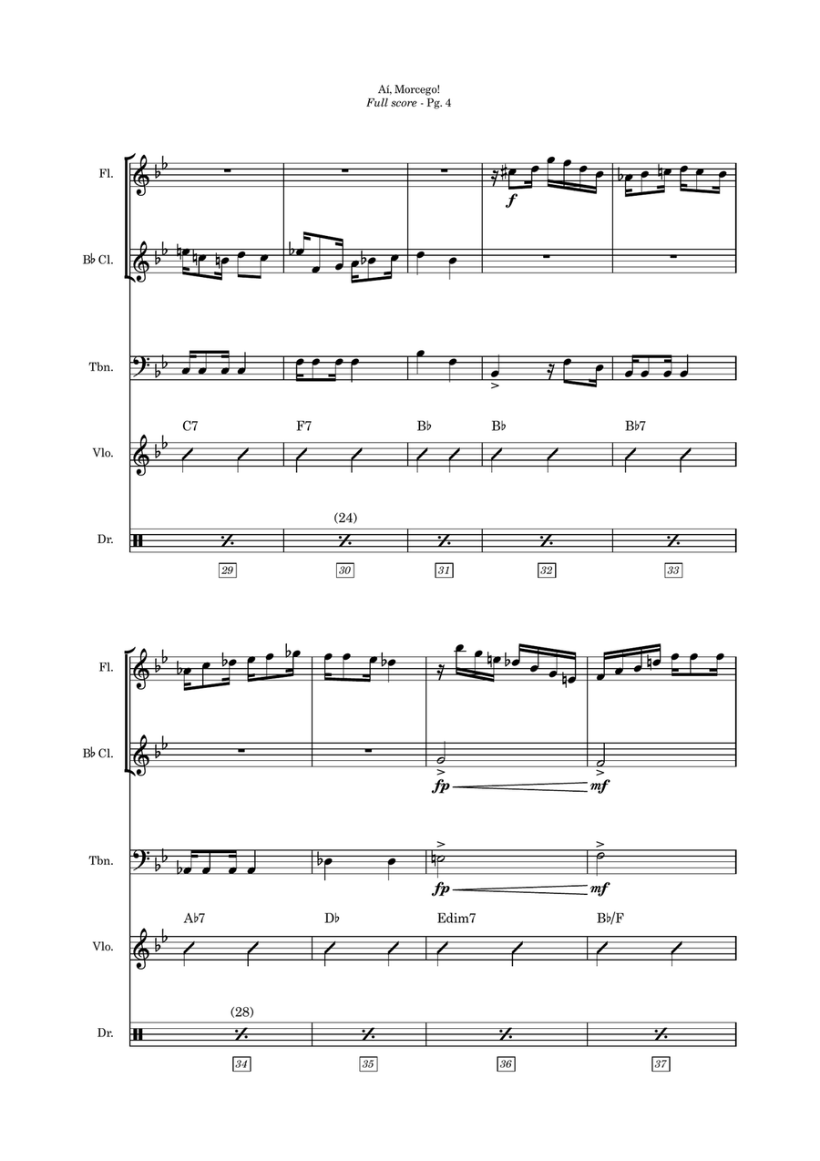 Aí, Morcego Aí, Morcego Small Ensemble scores gallery preview page 4