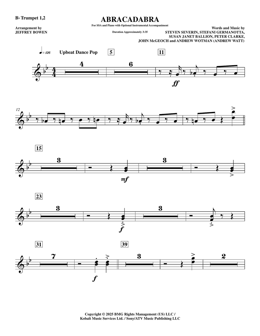 Abracadabra Concert Band scores gallery preview page 2
