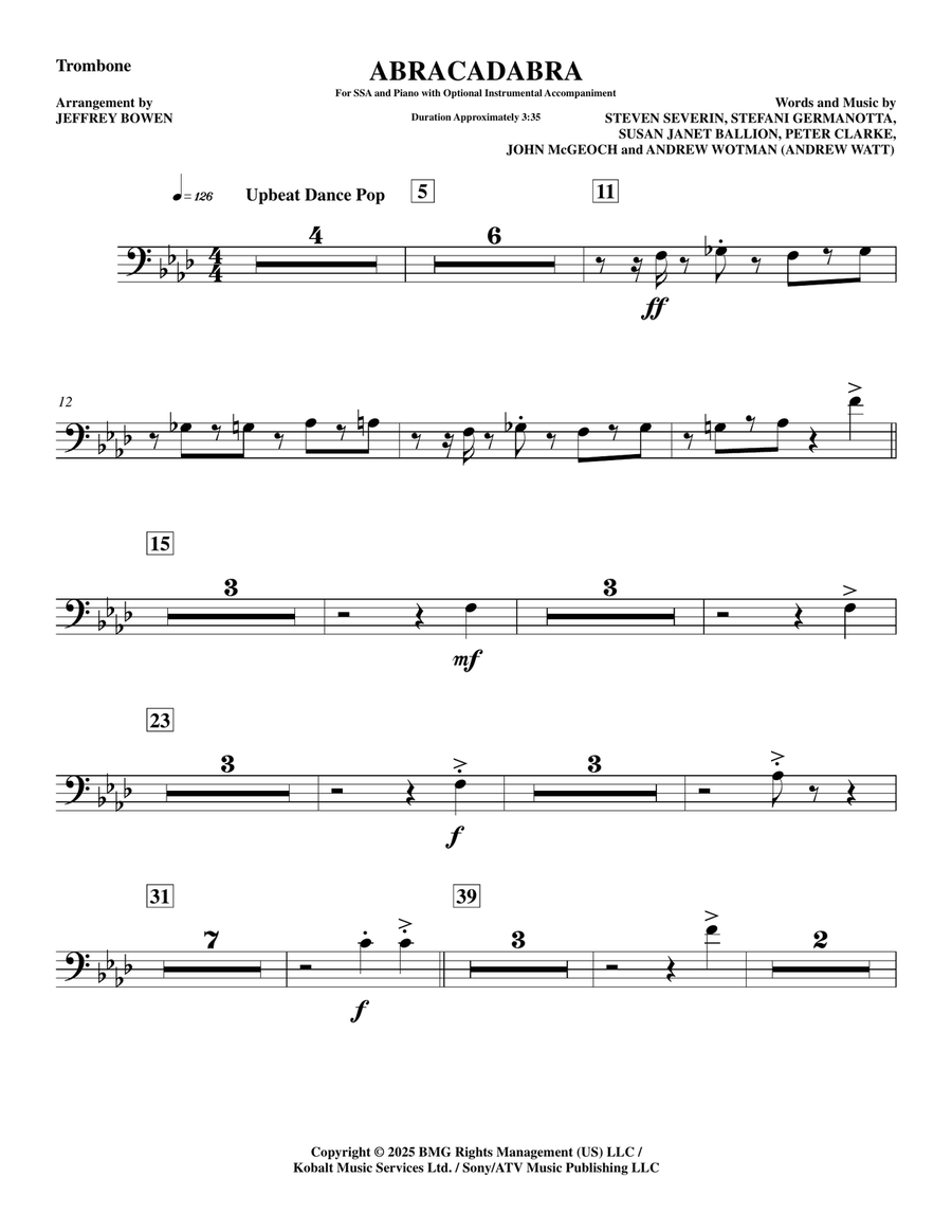 Abracadabra Concert Band scores gallery preview page 5