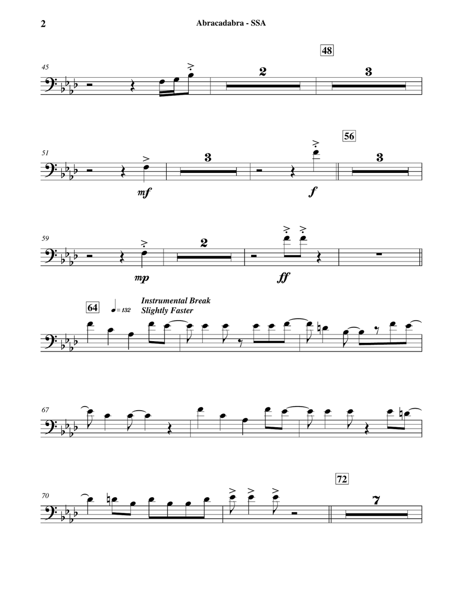 Abracadabra Concert Band scores gallery preview page 6
