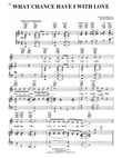 What Chance Have I With Love? (from Louisiana Purchase)