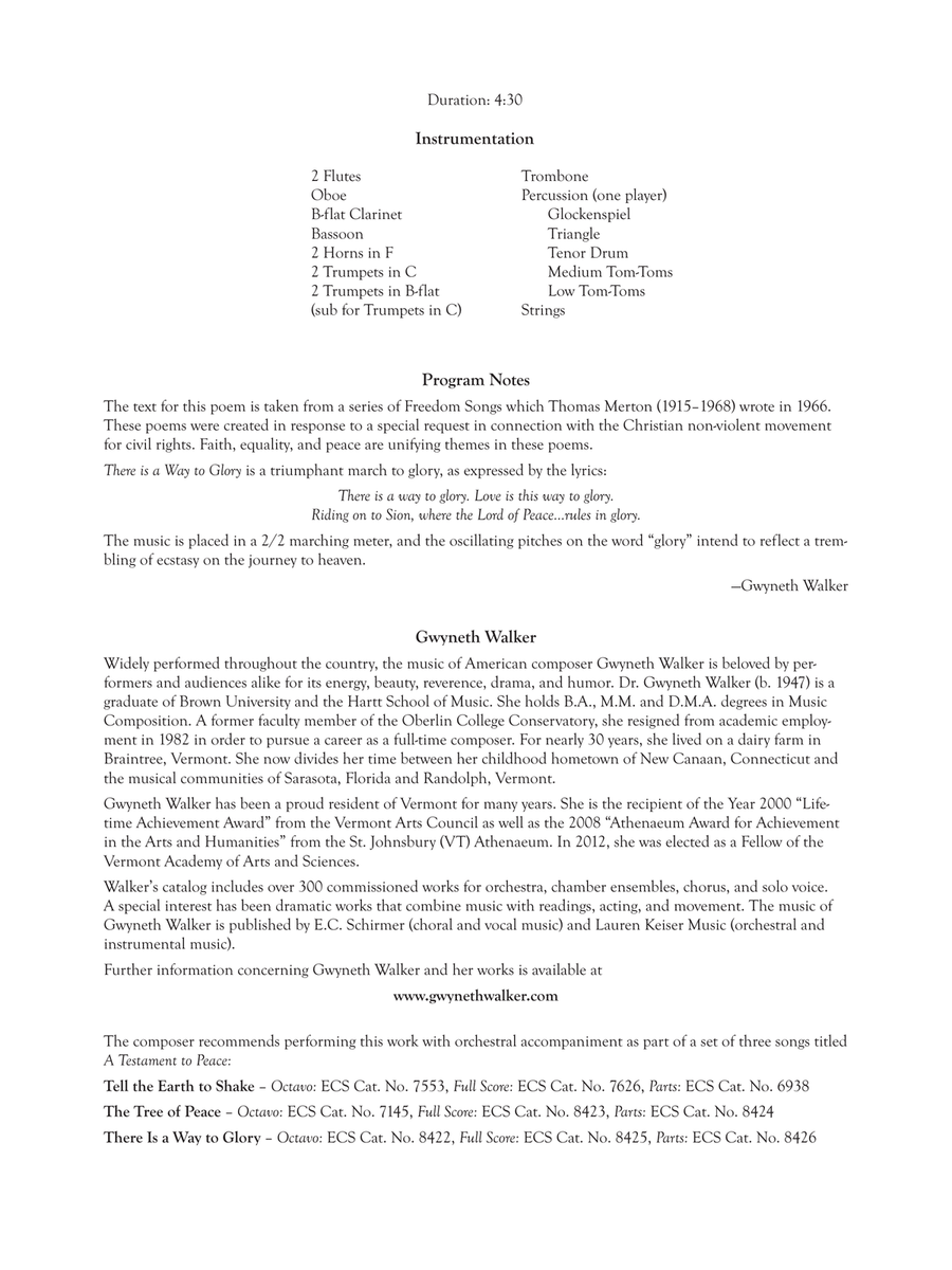 There Is a Way to Glory (Downloadable Chamber Orchestra Full Score) Chamber Orchestra scores gallery preview page 4