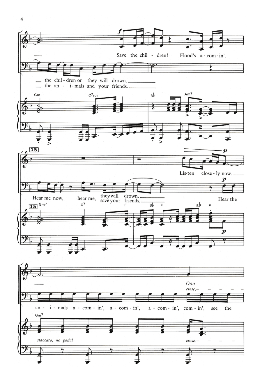 Noah, Bring Your Children 3-Part scores gallery preview page 4